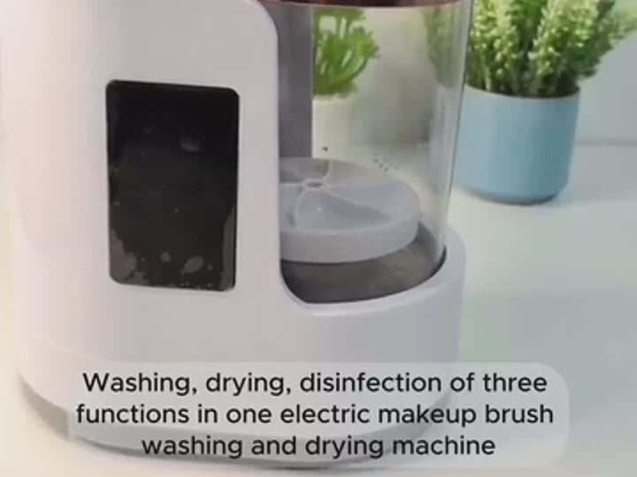 Automatic Makeup Brush Cleaner, Video