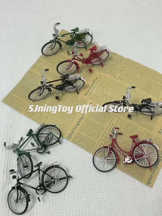 1:10 Mini Diecast Bicycle Model – Alloy Finger Bike for Collectors 🚴‍♂️✨