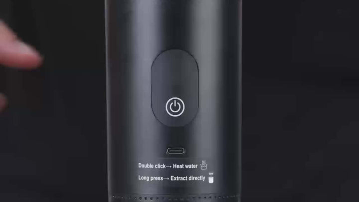 Foombthe 3-in-1 Portable Espresso Maker – Digital Display for Car, Home & Camping